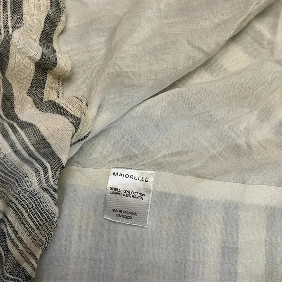 MAJORELLE Portia Dress in Color Newspaper Mini Short Wrap Dress Size Small - Picture 8 of 16